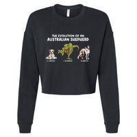 Aussie Dog Mom The Evolution Of An Australian Shepherd Cropped Pullover Crew