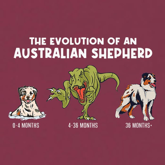 Aussie Dog Mom The Evolution Of An Australian Shepherd 16oz Travel Tumbler