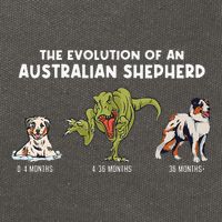 Aussie Dog Mom The Evolution Of An Australian Shepherd Cotton Canvas Backpack