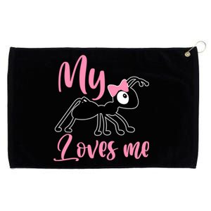 Ant Design My Aunt Loves Me Family Funny Gift For Nephew And Niece Gift Grommeted Golf Towel