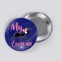 Ant Design My Aunt Loves Me Family Funny Gift For Nephew And Niece Gift Button