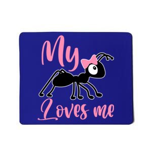 Ant Design My Aunt Loves Me Family Funny Gift For Nephew And Niece Gift Mousepad