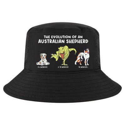 Aussie Dog Mom The Evolution Of An Australian Shepherd Cool Comfort Performance Bucket Hat