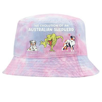 Aussie Dog Mom The Evolution Of An Australian Shepherd Tie-Dyed Bucket Hat