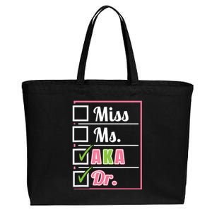 AKA Doctor Medical Worker Appreciation Graduation Cotton Canvas Jumbo Tote