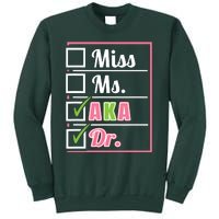 AKA Doctor Medical Worker Appreciation Graduation Sweatshirt