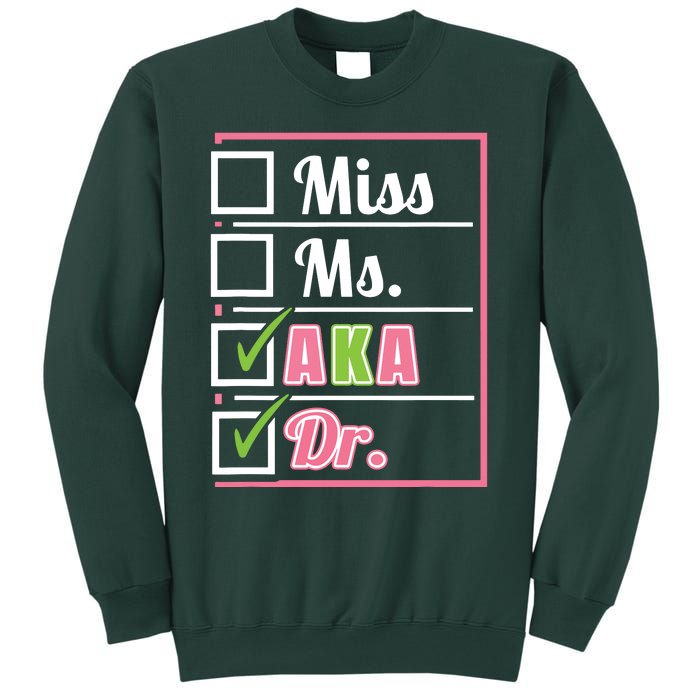 AKA Doctor Medical Worker Appreciation Graduation Sweatshirt