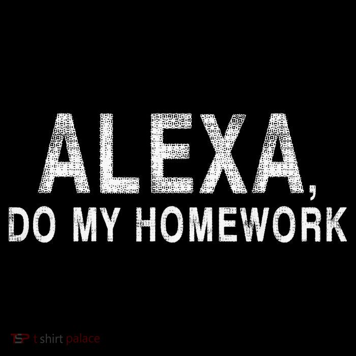 Alexa Do My Homework Funny Joke Mousepad
