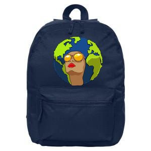 Arbor Day Mother Earth Day Women 16 in Basic Backpack