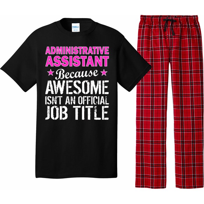 Administrative Assistant Awesome Job Title Pajama Set