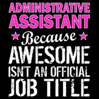 Administrative Assistant Awesome Job Title Baby Bodysuit