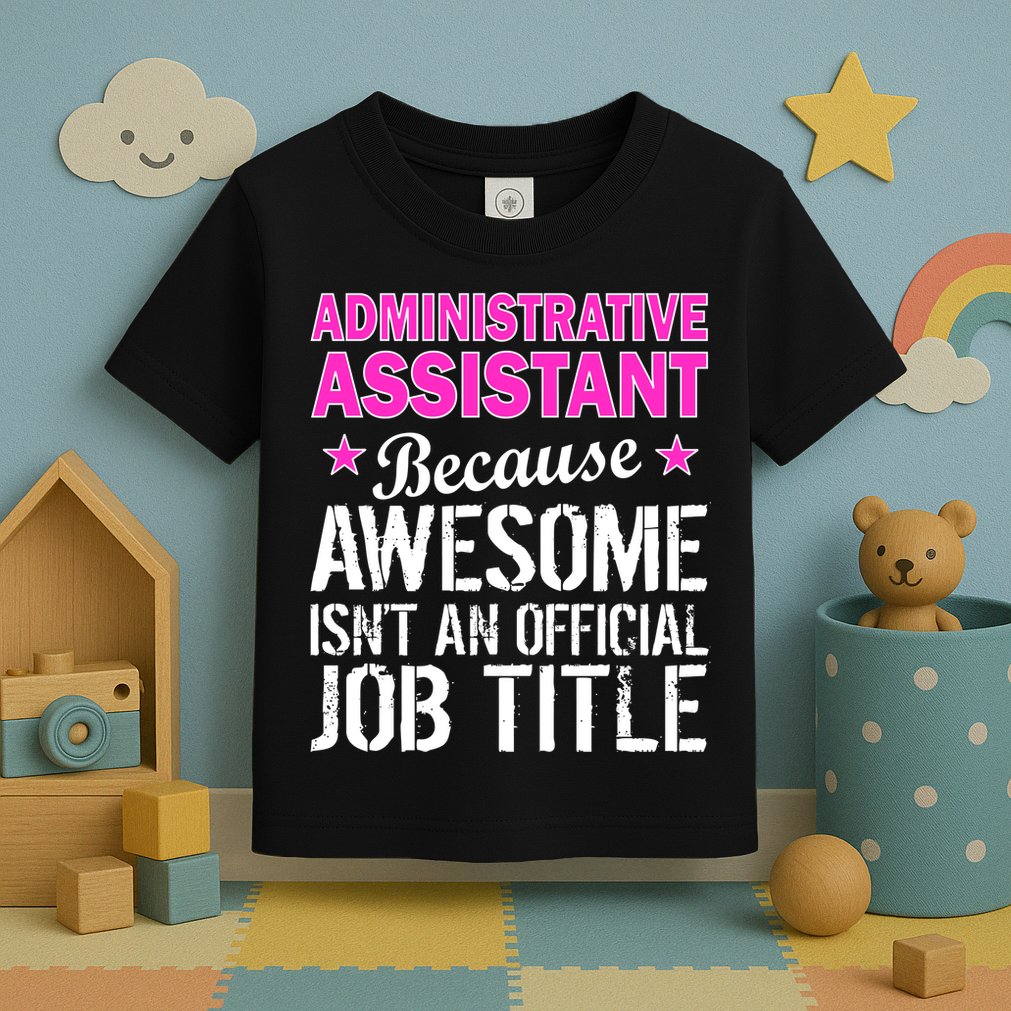 Administrative Assistant Awesome Job Title Toddler T-Shirt