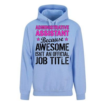 Administrative Assistant Awesome Job Title Unisex Surf Hoodie