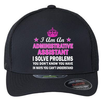 Administrative Assistant Solving Problems Flexfit Unipanel Trucker Cap