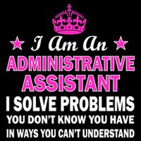 Administrative Assistant Solving Problems Daily Commute Backpack