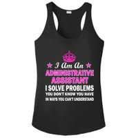 Administrative Assistant Solving Problems Ladies PosiCharge Competitor Racerback Tank