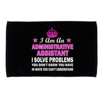 Administrative Assistant Solving Problems Microfiber Hand Towel
