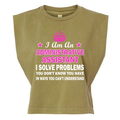 Administrative Assistant Solving Problems Garment-Dyed Women's Muscle Tee