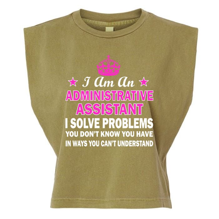 Administrative Assistant Solving Problems Garment-Dyed Women's Muscle Tee