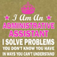 Administrative Assistant Solving Problems Garment-Dyed Women's Muscle Tee