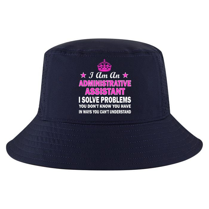 Administrative Assistant Solving Problems Cool Comfort Performance Bucket Hat