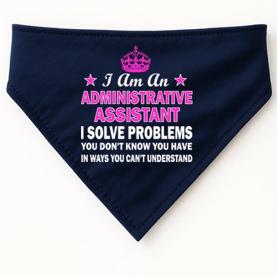 Administrative Assistant Solving Problems USA-Made Doggie Bandana