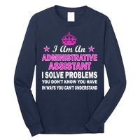 Administrative Assistant Solving Problems Long Sleeve Shirt
