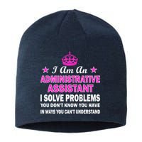 Administrative Assistant Solving Problems Sustainable Beanie