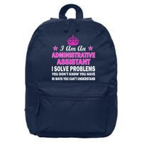 Administrative Assistant Solving Problems 16 in Basic Backpack