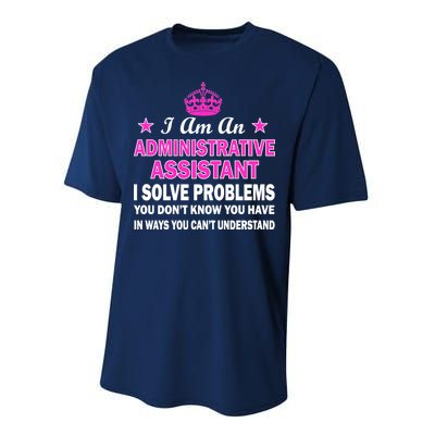 Administrative Assistant Solving Problems Performance Sprint T-Shirt