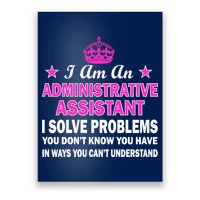 Administrative Assistant Solving Problems Poster