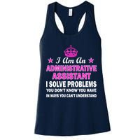 Administrative Assistant Solving Problems Womens Tank Top