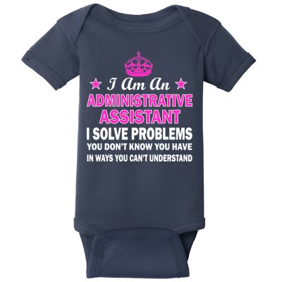 Administrative Assistant Solving Problems Baby Bodysuit