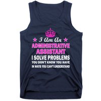 Administrative Assistant Solving Problems Tank Top