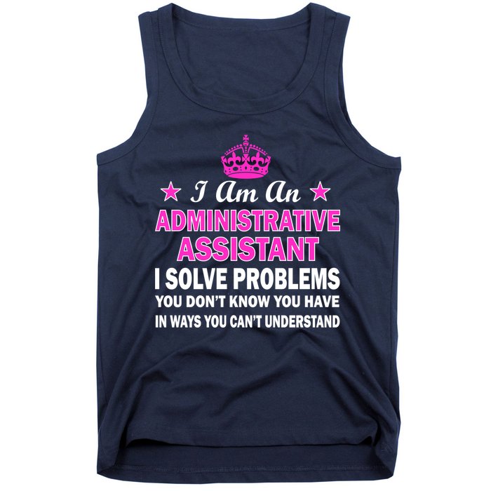 Administrative Assistant Solving Problems Tank Top