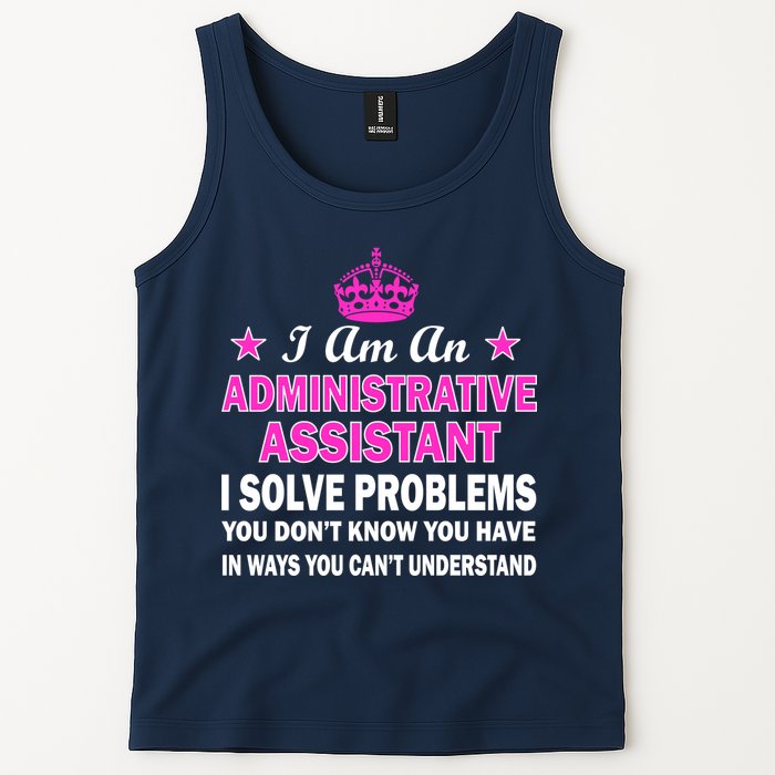 Administrative Assistant Solving Problems Tank Top