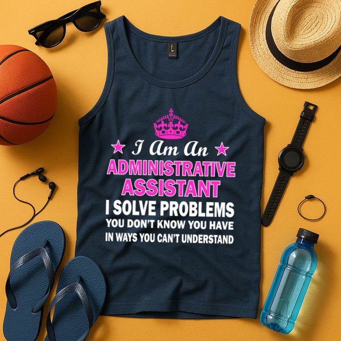 Administrative Assistant Solving Problems Tank Top