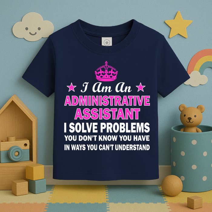 Administrative Assistant Solving Problems Toddler T-Shirt