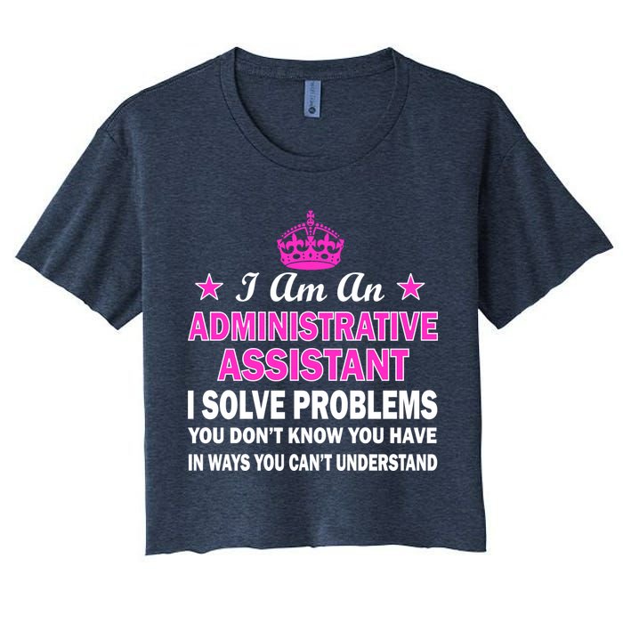 Administrative Assistant Solving Problems Crop Top