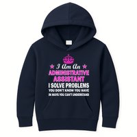 Administrative Assistant Solving Problems Kids Hoodie