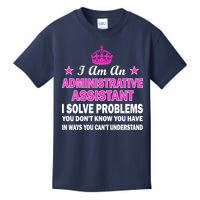 Administrative Assistant Solving Problems Kids T-Shirt