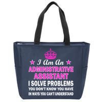 Administrative Assistant Solving Problems Zip Tote Bag