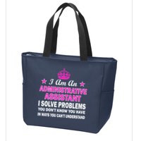 Administrative Assistant Solving Problems Zip Tote Bag
