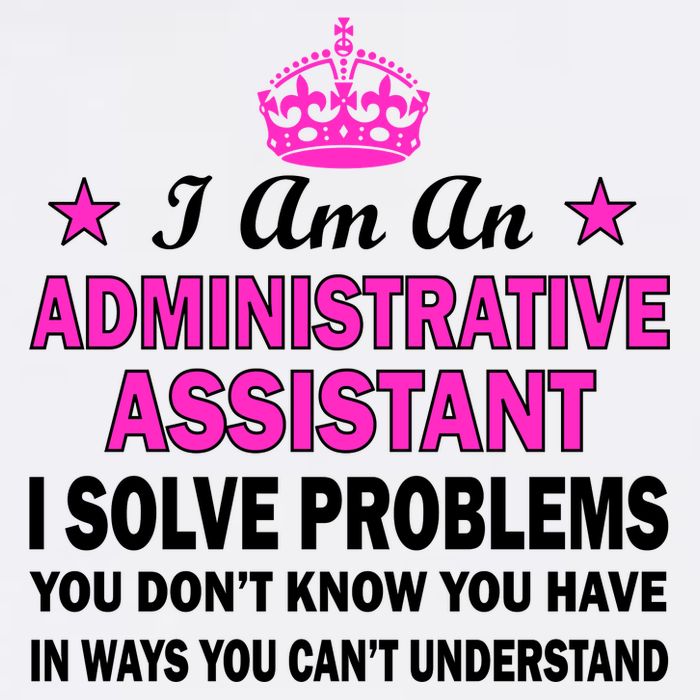 Administrative Assistant Solving Problems Garment-Dyed Sweatshirt