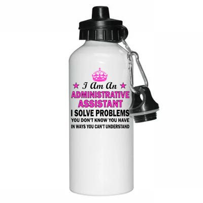 Administrative Assistant Solving Problems Aluminum Water Bottle