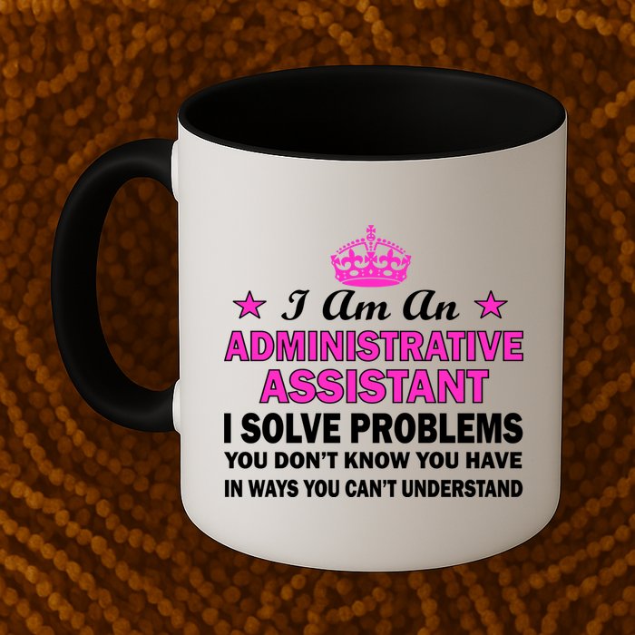 Administrative Professional Assistant Solve Problems Mug
