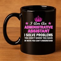Administrative Professional Assistant Solve Problems 11oz C Handle Ceramic Mug