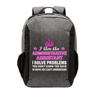 Administrative Professional Assistant Solve Problems Vector Backpack