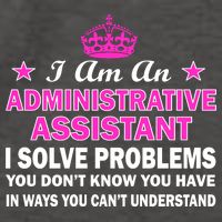 Administrative Professional Assistant Solve Problems Vector Backpack