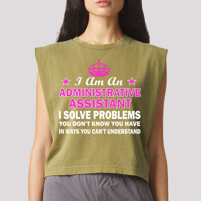 Administrative Professional Assistant Solve Problems Garment-Dyed Women's Muscle Tee